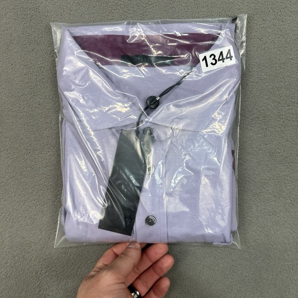 Greyson‎ Spirit Polo Mens XL Dewberry Lilac Purple Golf Performance Pima Stretch - Picture 9 of 9